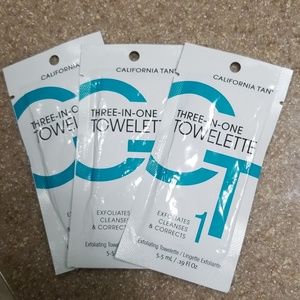 California Tan three in one towelette